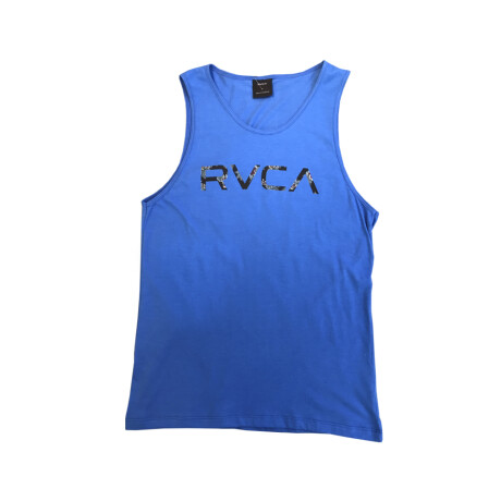 RVCA MCFLORAL SINGLET Blue