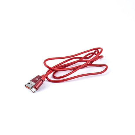 Cable Usb Android En Tubo Rojo