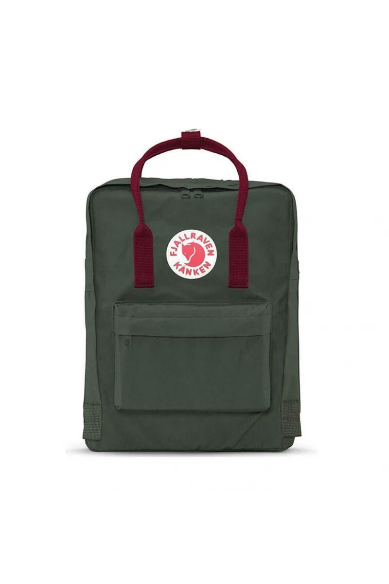 Kanken Classic Forest Green - Ox Red