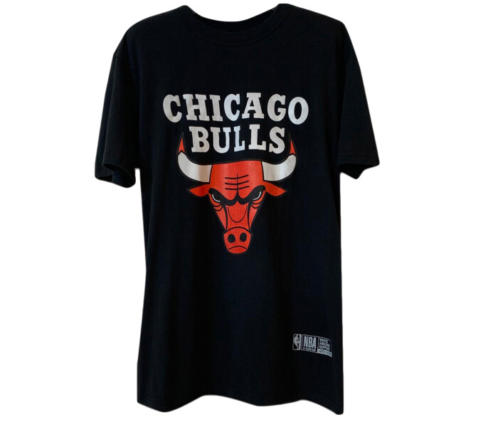 Remera Chicago Bulls Negro/Rojo/Blanco