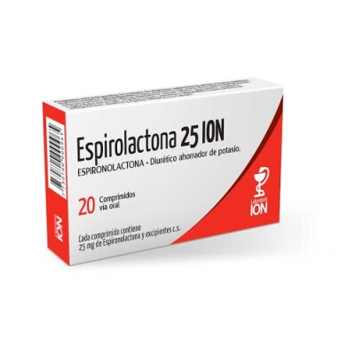 Espirolactona 25 Mg. 20 Comp. Espirolactona 25 Mg. 20 Comp.