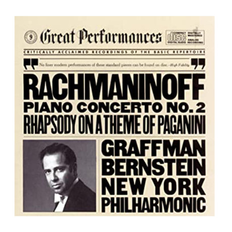 Rachmaninoff / Graffman / Bernstein / Nyp - Piano Concerto 2 / Rhapsody On Theme Of Paganini Rachmaninoff / Graffman / Bernstein / Nyp - Piano Concerto 2 / Rhapsody On Theme Of Paganini