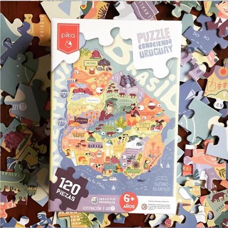 Puzzle Conociendo Uruguay 120 Piezas Unica