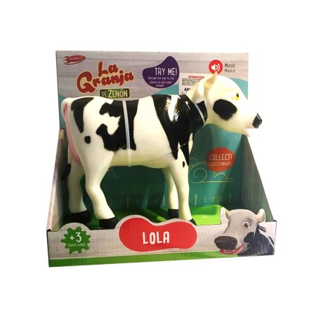 Vaca Lola musical de goma Granja de Zenon 001