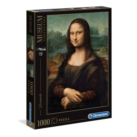 Puzzle Clementoni 1000 piezas Museum Gioconda Da Vinci 001