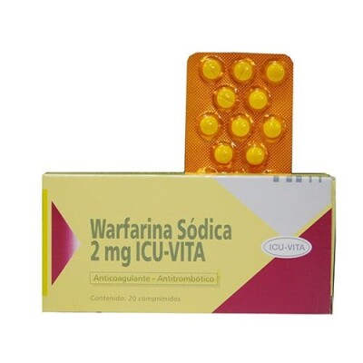Warfarina 2 Mg. 20 Comp. Warfarina 2 Mg. 20 Comp.