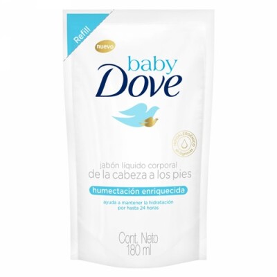 Jabón Dove Baby Líquido Humectación Enrquecida Repuesto De 180 Ml. Jabón Dove Baby Líquido Humectación Enrquecida Repuesto De 180 Ml.