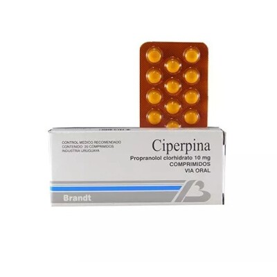 Ciperpina 10 Mg. 20 Tabletas Ciperpina 10 Mg. 20 Tabletas