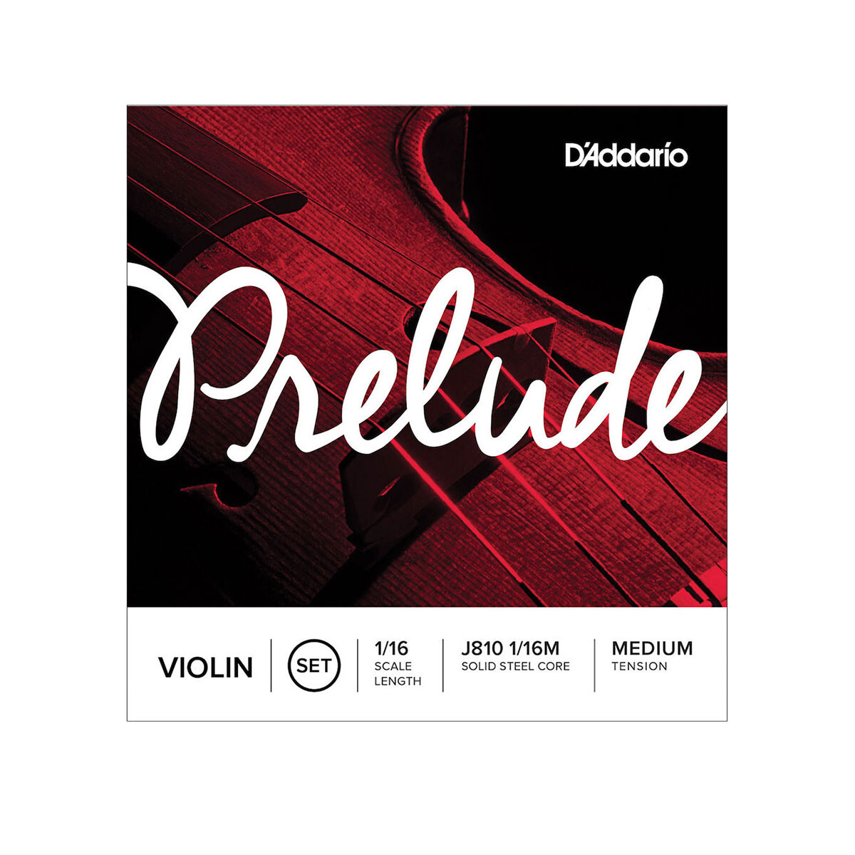 Encordado Violin Daddario J810 Prelude 4/4 Medium 