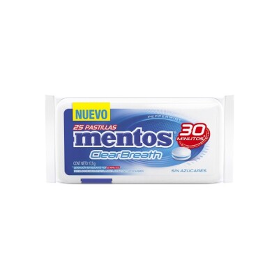 Mentos Clearbreath Peppermint 17.5 Grs. Mentos Clearbreath Peppermint 17.5 Grs.