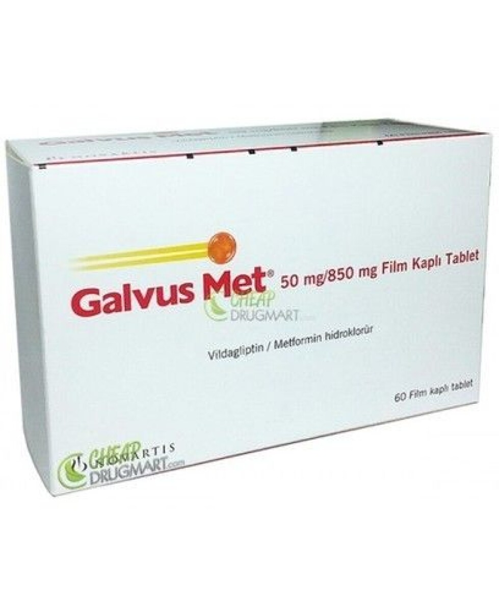 GALVUS MET 50 /850 X 60 COMPRIMIDOS 