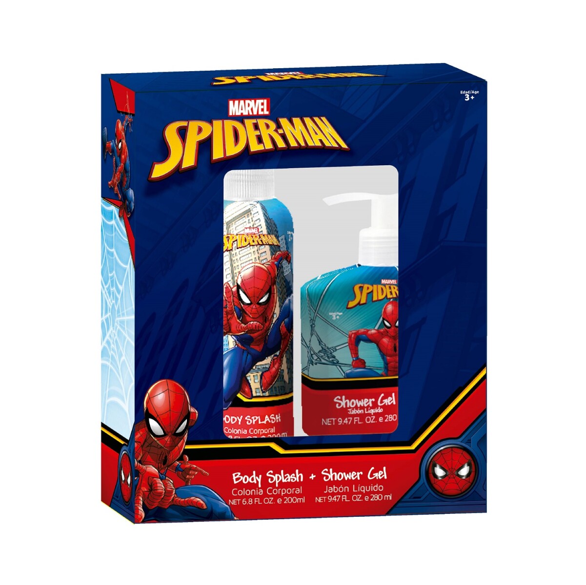 Pack spiderman body splash + shower gel - Variante unica 