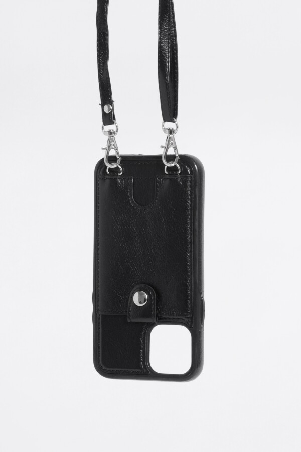 Carcasa iPhone 11 Pro con asa ajustable negro