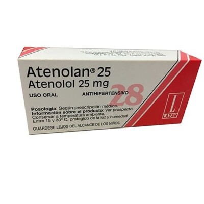 Atenolan 25 Mg. 28 Comp. Atenolan 25 Mg. 28 Comp.