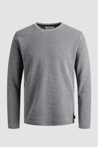 Sweater Clasico Light Grey Melange