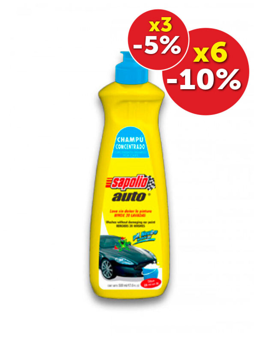Shampoo Concentrado para Autos 500 ml 