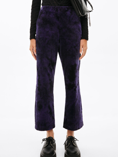 Pantalon de plana purpura VIOLETA