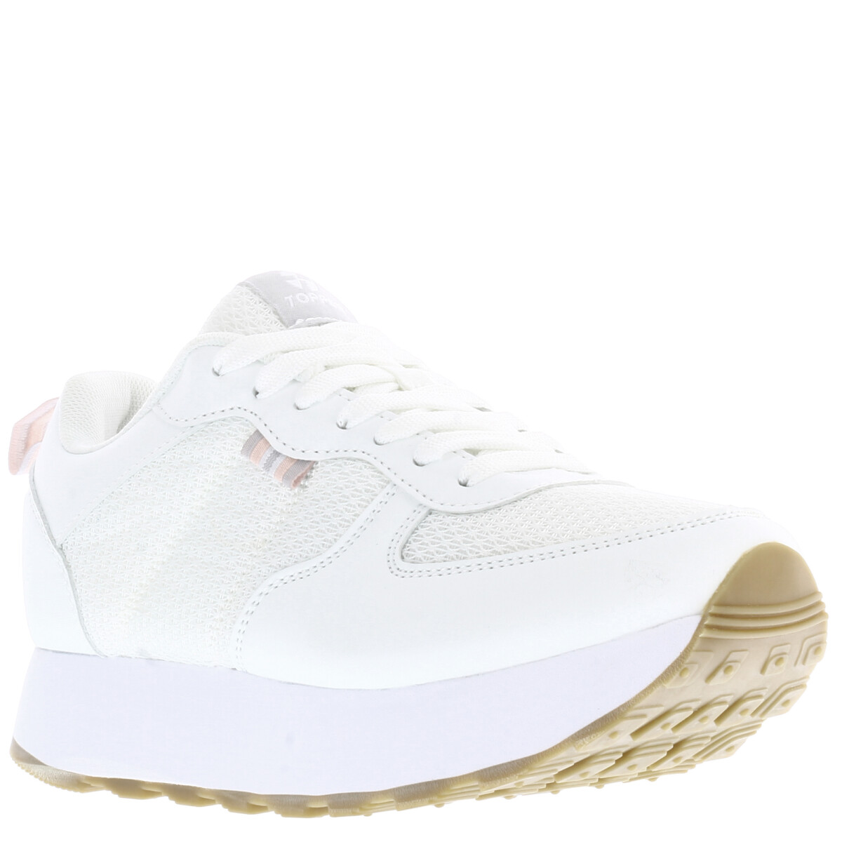 T.350 Wedge Topper - Blanco/Gris/Rosa 