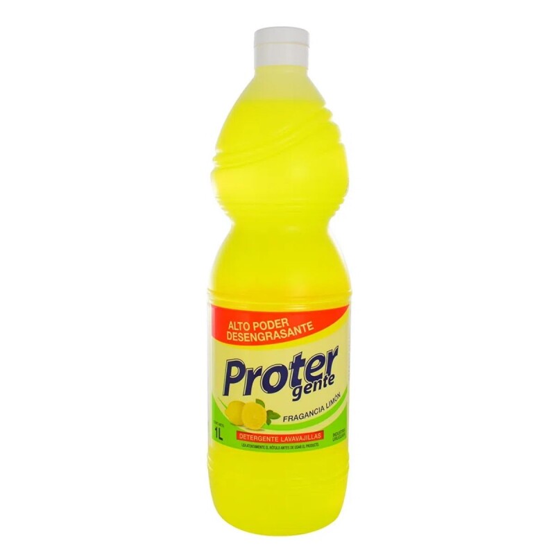 Detergente Líquido Protergente Limón 1 LT