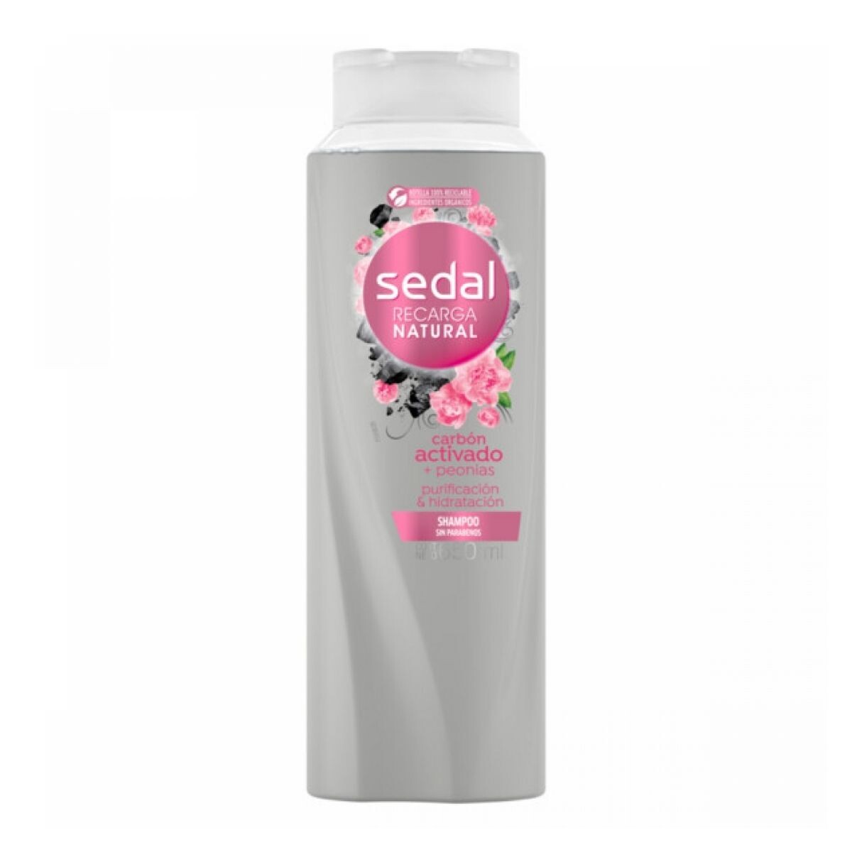 Shampoo Sedal Carbón Activado y Peonias - 650 ML 