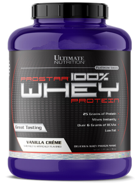 Suplemento Prostar 100% Whey Protein Ultimate Nutrition 5Lb Vainilla