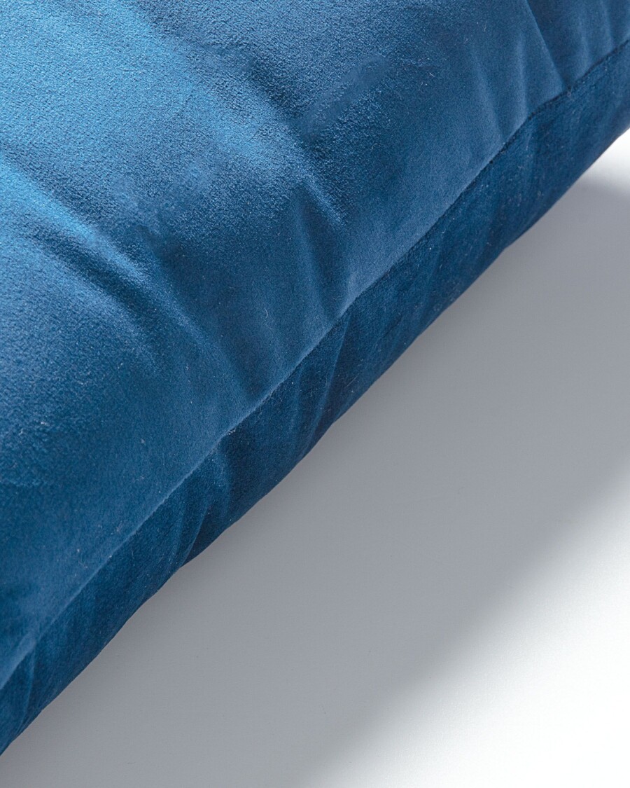 Almohadón Lita 45 x 45 cm terciopelo azul