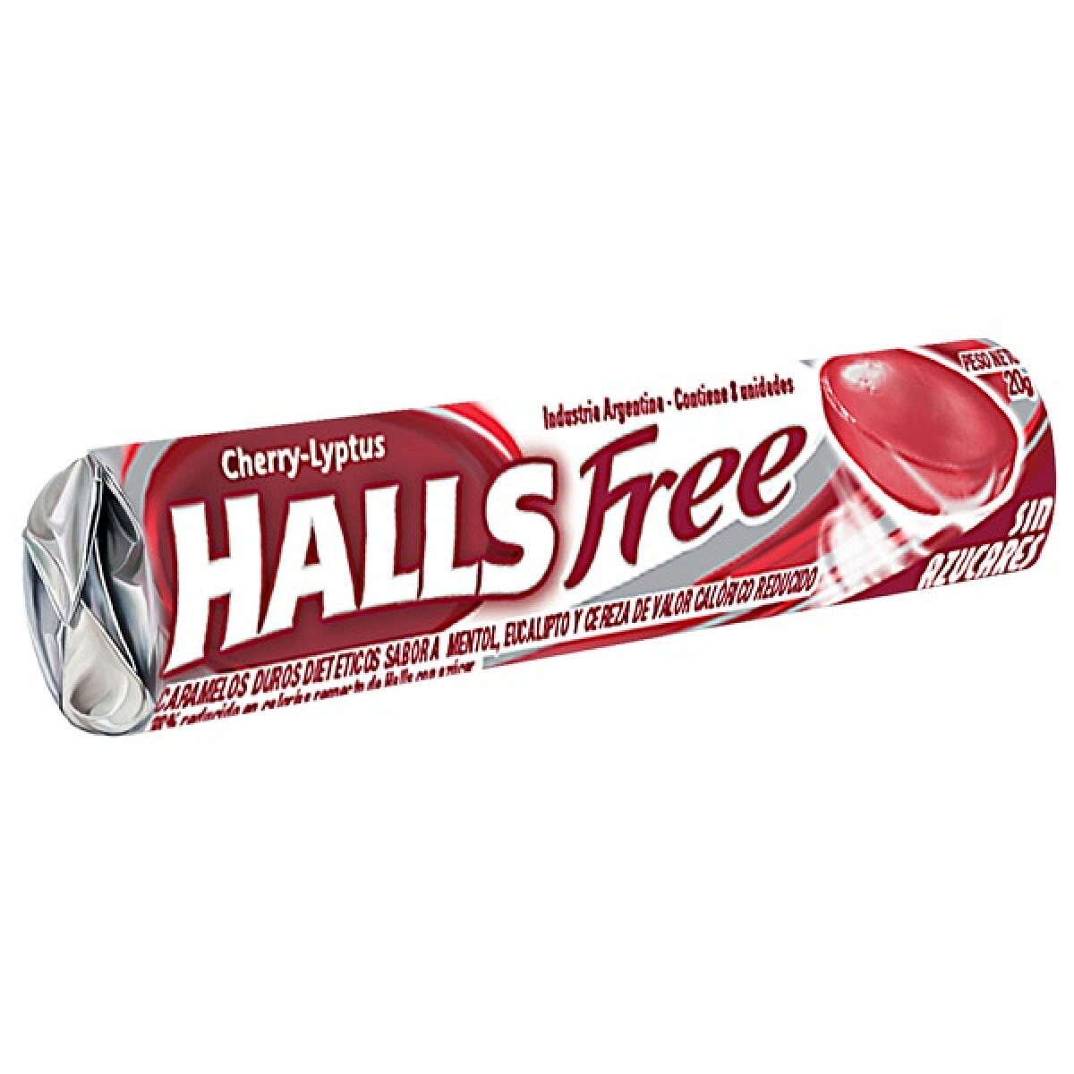 Caramelos Halls Free Cherry Sin Azúcar 