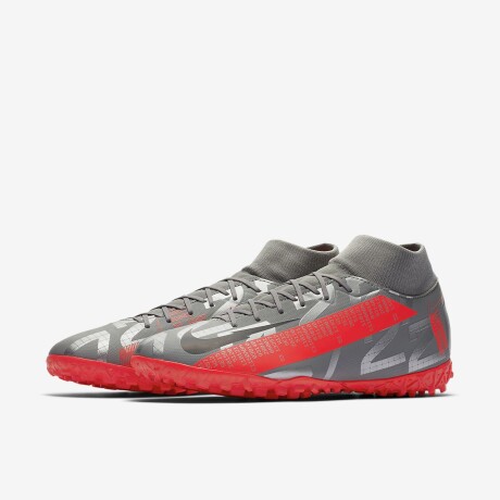 Zapato Nike Futbol 5 Hombre Superfly 7 academy Gris Metalico/ rojo Color Único