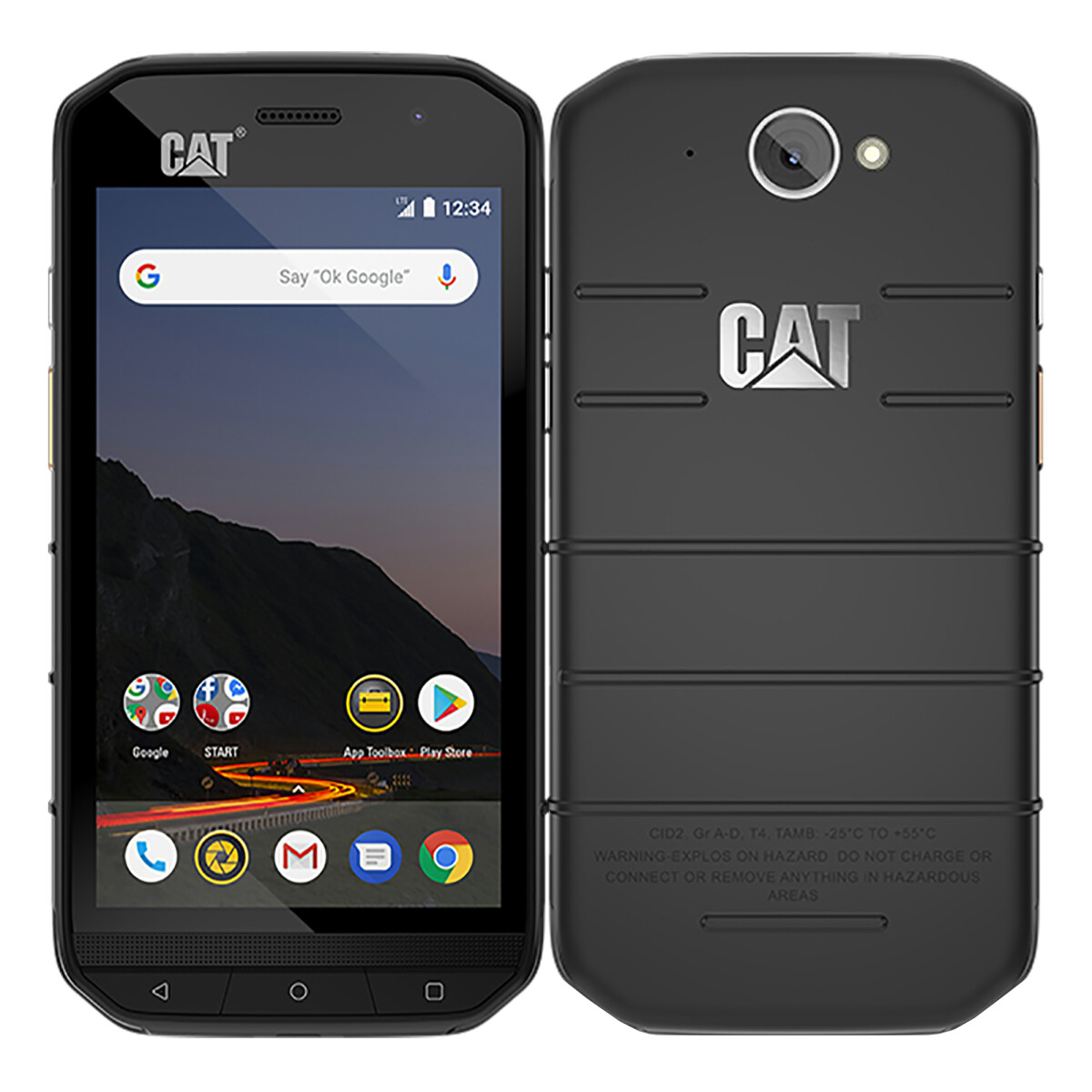 Cat - Smartphone S48C - IP68. MIL-STD-810G. 5" Multitáctil ips. 2G. 3G. 4G. Android. Ram 4GB / Rom 6 - 001 